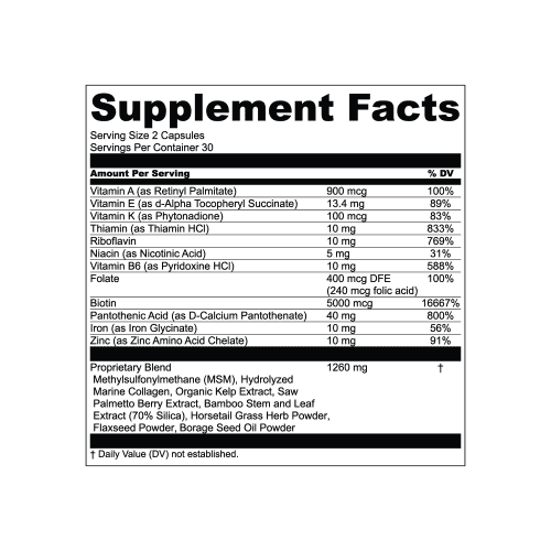 lc revitalizing supplement facts